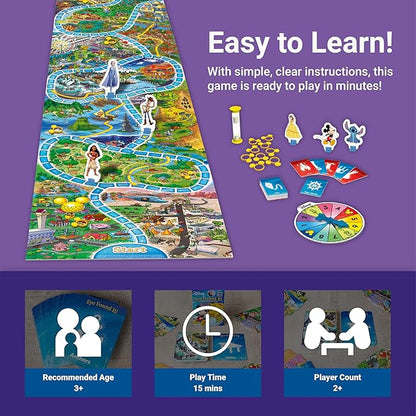 Ravensburger Disney Eye Found It - Hidden Picture Search Board Game - Learning Fun with Disney Favorites - Ages 4+ MESH Accredited