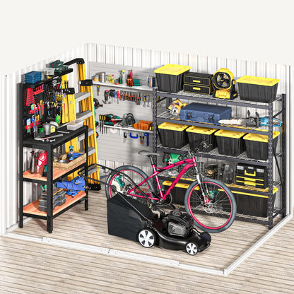 DWVO 8'x6' Large Metal Outdoor Storage Shed, Heavy Duty Tool Storage Sheds for Backyard Patio Lawn - Ideal for Bicycles, Garden Tools, and Lawn Equipment, Easy-to-Assemble, Brown
