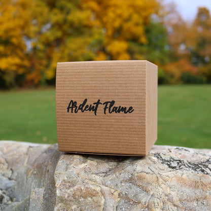 Ardent Flame Candles | Vanilla Chai Bliss | 100% Natural Soy Wax Candle for Home Decor | Highly Scented | Premium Fragrance | Handmade in Vermont, USA | 8 oz | Long Lasting | Gift for Women and Men