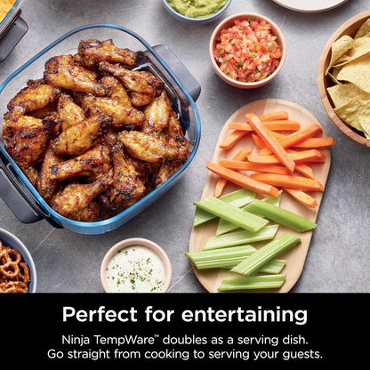Ninja CleanCrisp™ 4-QT Glassware Container - Microwave & Dishwasher Safe, PFAS Free