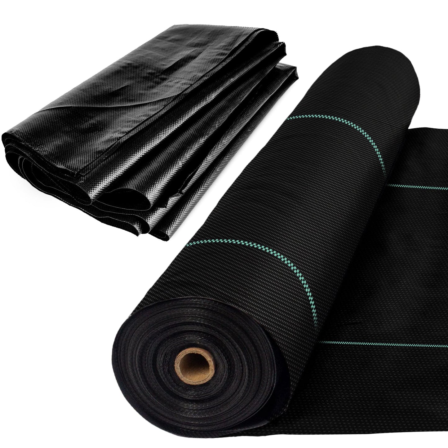 Super Geotextile Woven Geotextile Fabric for Driveway and Road Stabilization, Construction Underlayment, Erosion Control, Commercial Grade 50 Year for Gravel Roads and Pavers (12.5x100) Ships Folded