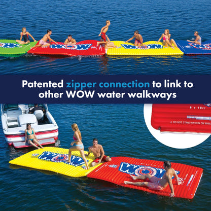 WOW Sports WOW Watersports 12-2040 Water Walkway - Red (10 x 6 Feet)
