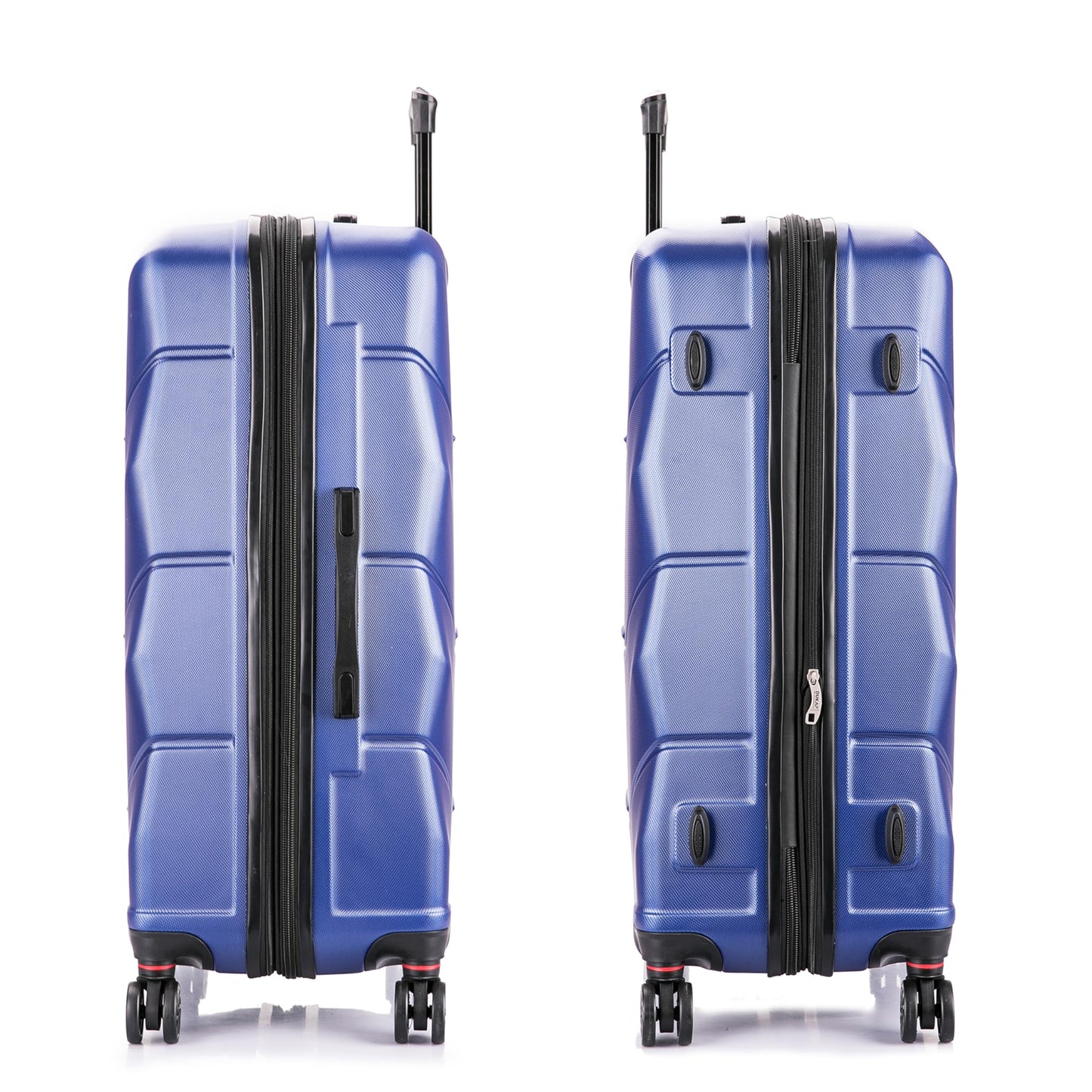 DUKAP ZONIX Luggage with Spinner Wheels | Durable Lightweight Hardshell Suitcase, Spacious Travel Sets with Handle and Trolley | (20/26/30) 3 Piece Luggage Set | Blue