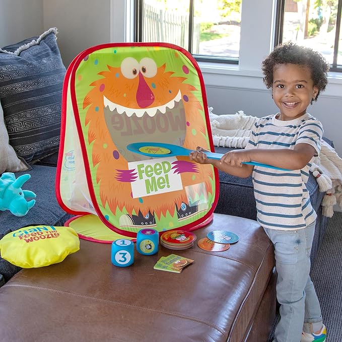 Peaceable Kingdom Giant Feed The Woozle Cooperative Game - Ages 3 and Up