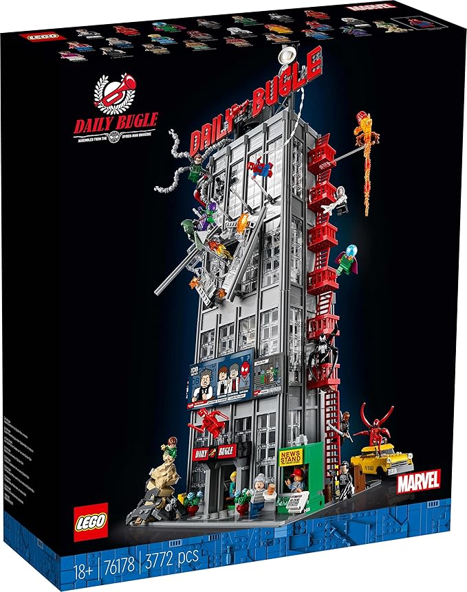 Lego Marvel Super Heroes Playset from 16 Years - Daily Bugle 76178