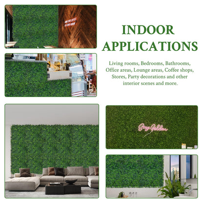DOPGIB Artificial Ivy Privacy Fence Screen:40"x 120" (34 SQFT) 4-Layer Leaf UV-Anti Faux Greenery Boxwood Backdrop Ivy Vine Leaf Fence Panels for Outdoor, Indoor, Garden,Backyard and Decor