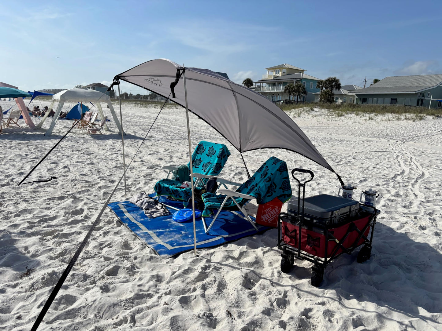 JFTops Overland Trail Topper™ Awning, 200D Polyester Ripstop Fabric, 8' x 7', UPF 50+, Waterproof, 9 lbs