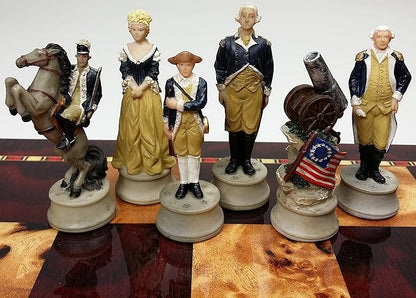 HPL American Revolution/Revolutionary/Independance War Chess Men Set- NO Board