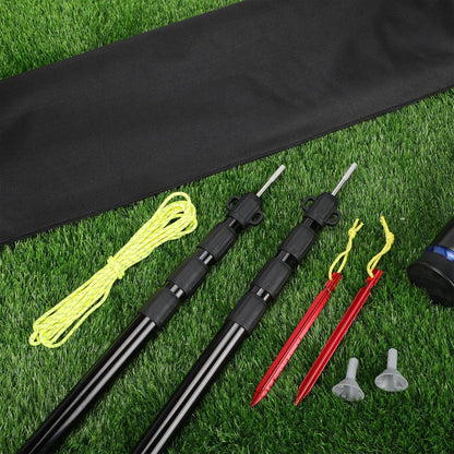 MorningRo 6 Pcs Adjustable Tarp Poles 8.2ft Telescoping Heavy Duty Aluminum Tent Poles Replacement Lightweight Portable Canopy for Tarp Outdoor Camping Hiking Backpacking Awning