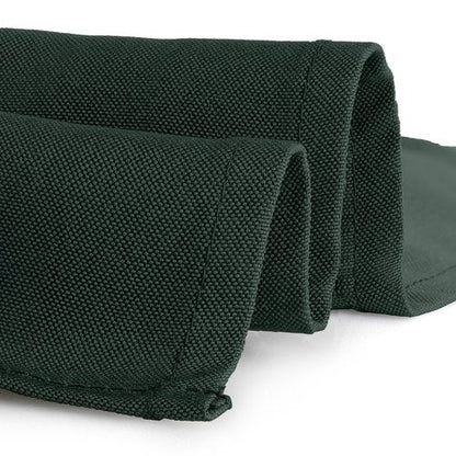 Gee Di Moda Square Tablecloth - 52 x 52 Inch Hunter Green Table Cloth for Small Square or Round Tables - Heavy Duty Washable Fabric - for Buffet Table, Holiday Party, Dinner, Wedding & Baby Shower