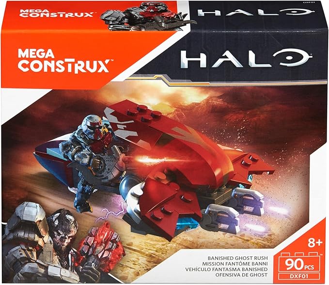 Mega Construx Halo Banished Ghost Rush Building Set