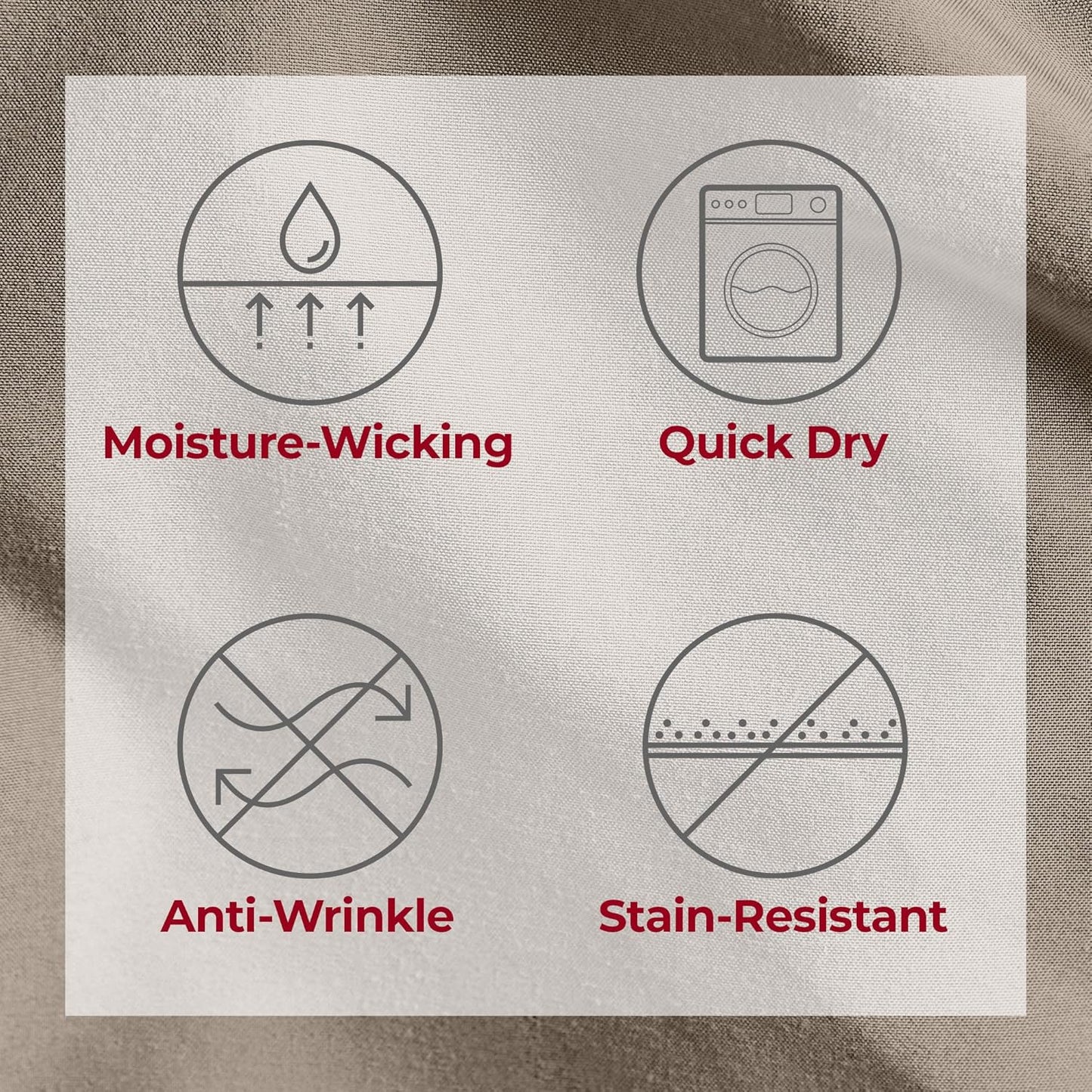 Mellanni Extra Deep Full Sheets - Hotel Luxury Ultra Soft Cooling Bedding - Wrinkle & Stain Resistant (Full, Tan)
