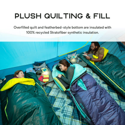 NEMO Equipment Jazz Synthetic Sleeping Bag - Lagoon/Lumen - Double