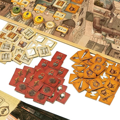 Mindclash Games Trickerion - Legends of Illusion Base Game | Victorian Steampunk Worker Placement Game for 2-4 Players | 48 Unique Trick Cards &amp Action Selection Mechanics