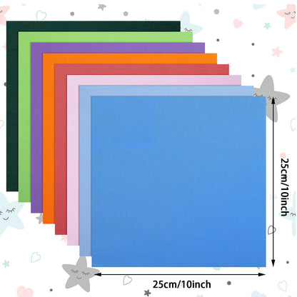 Macarrie 40 Pcs 100% Cotton Fat Quarters Fabric Bundles 10" x 10" Precut Fabric Quilting Patchwork Multicolor Squares Sewing Supplies Scrap Swatches Bulk for DIY Craft Cloths Handmade Color Analysis