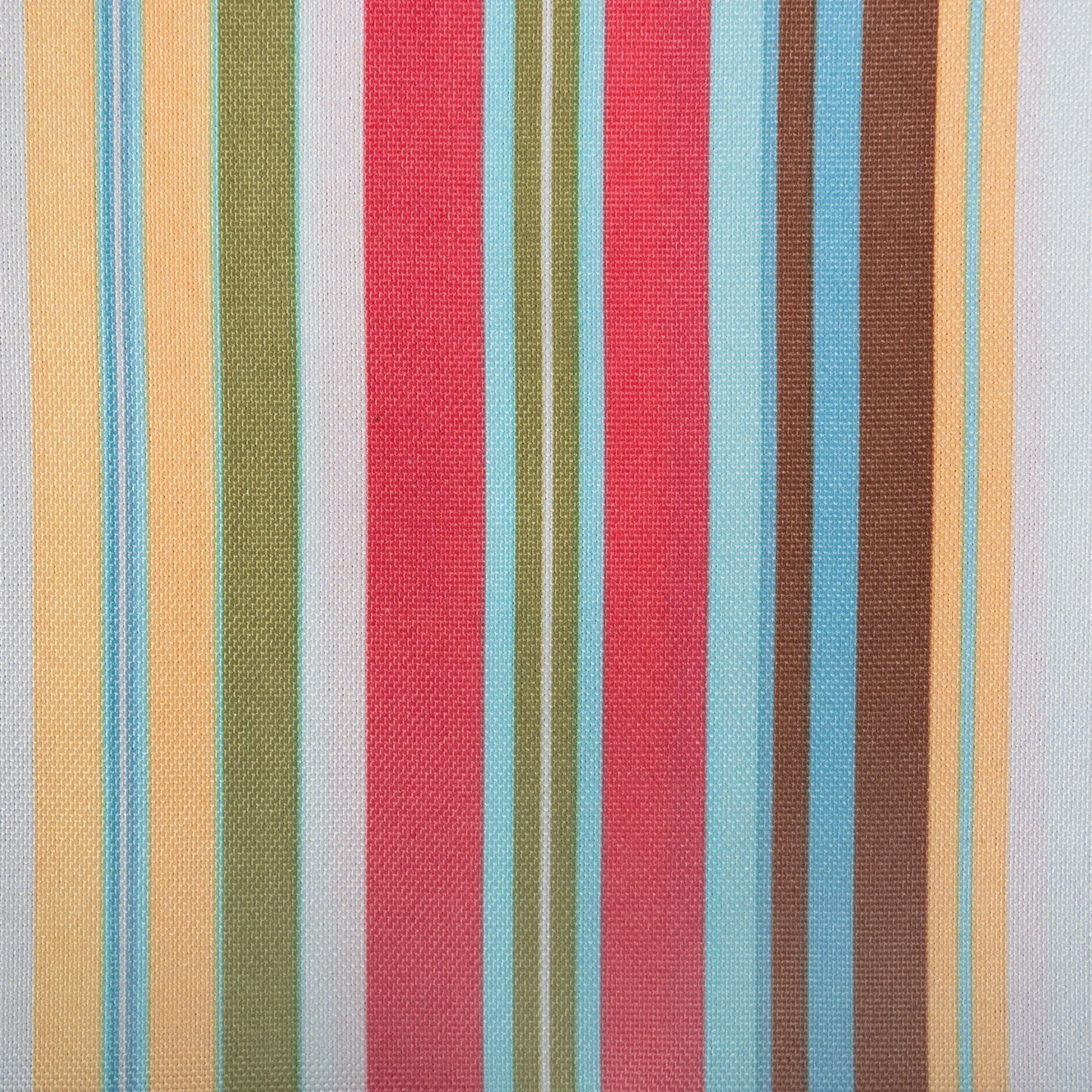 DII 100% Polyester, Spill Proof and Waterproof, Machine Washable, Tablecloth for Outdoor Use, 60x84, Warm Summer Stripe, Seats 6 to 8 People