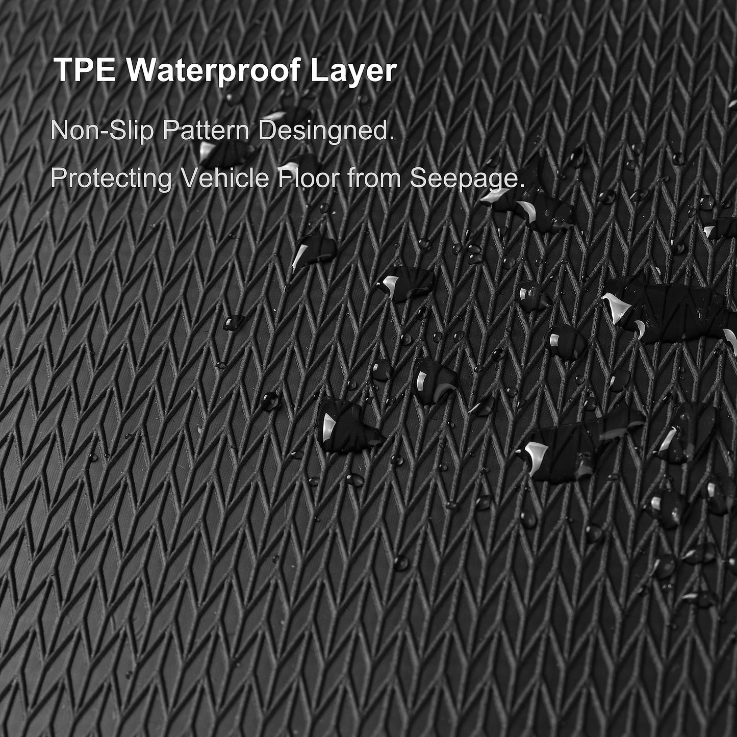 WENNEBIRD Superior Carpet Floor Mats for 2018-2024 Ford Expedition 7 Seats (Not for 8 Seats), 0.6-Inch Ultra-Thick, Noise-Reducing, All-Weather Waterproof Anti-Slip – 4-Pc Set
