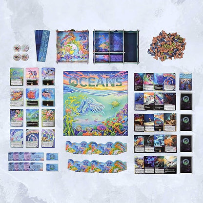 Northstar Game Studio Oceans Board Game - Beautiful Strategy Ecosystem Game | Families Teens &amp Adults - 2-4 Players Age 12+ 90 Mins