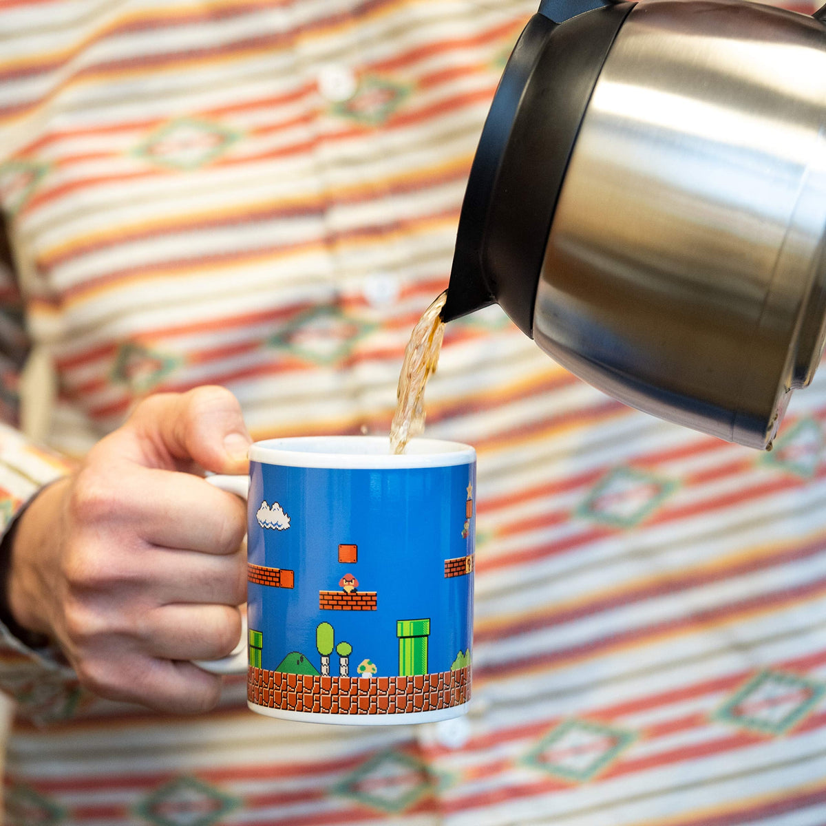 Paladone Super Mario Brothers Heat Changing Ceramic Coffee Mug - Collectors Edition