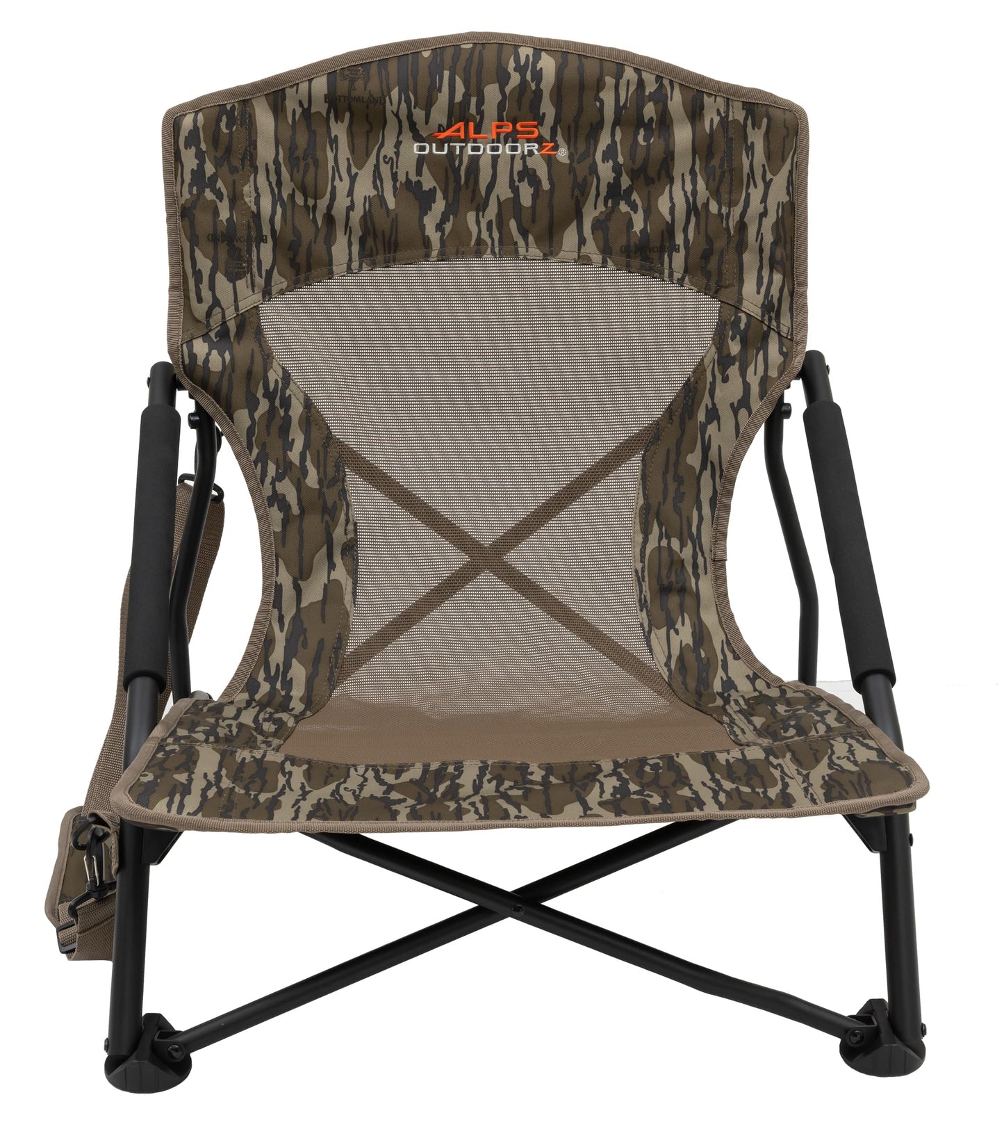 ALPS OutdoorZ Vanish Chair - Durable Lightweight Comfortable Foldable Blind Seat with Carry Bag for Hunt, Camping, Outdoors, Mossy Oak Original Bottomland