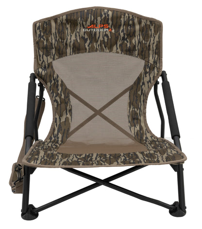 ALPS OutdoorZ Vanish Chair - Durable Lightweight Comfortable Foldable Blind Seat with Carry Bag for Hunt, Camping, Outdoors, Mossy Oak Original Bottomland