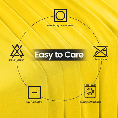 Utopia Kitchen Spandex Tablecloth 10 Pack [6FT, Yellow] Tight, Fitted, Washable and Wrinkle Resistant Stretch Table Cloth Rectangle Cover for Trade Show, Weddings & Parties [72Lx30Wx30H Inch]