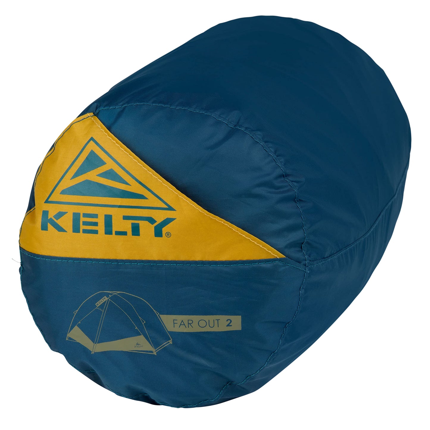 Kelty Far Out Backpacking Tent + Tent Footprint Package, 2 or 3 Person Capacity, Backpacking Starter Kit and Camping Shelter, Stuff Sack Included (3 Person)