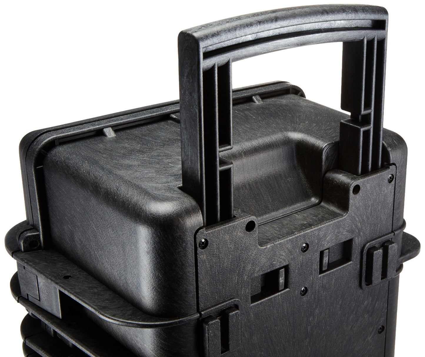 Amazon Basics Hard Protective Camera Case with Wheels, Large, Black, 22"L x 14"W x 9.8"H