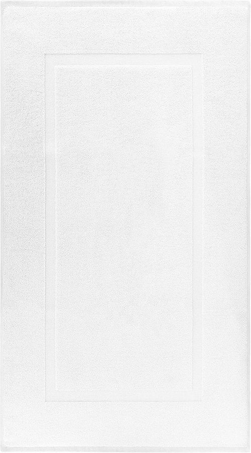 Cotton Paradise 100% Cotton Bath Mats - Soft, Absorbent & Quick-Dry | Set of 2, 20x34 Inches, White
