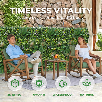 BHXCL Artificial Greenery Grass Wall Panels: 40x120 Inch UV-Anti Faux Boxwood Roll Panels,Indoor and Outdoor Ivy Plant Privacy Fence Screen for Balcony,Garden, Patio Decor