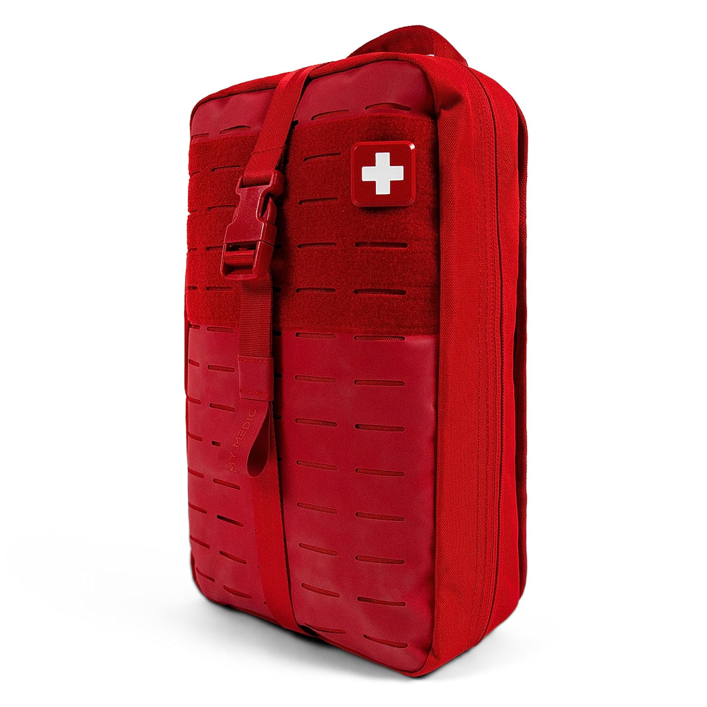 My Medic MYFAK Large Medical Kit (PRO) - Emergency First Aid Survival Essentials & Travel Bag Supplies | EMT Rescue Items for Any Car, Home or Office - Red