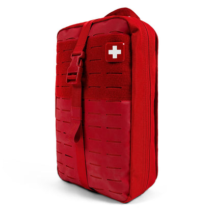 My Medic MYFAK Large Medical Kit (PRO) - Emergency First Aid Survival Essentials & Travel Bag Supplies | EMT Rescue Items for Any Car, Home or Office - Red