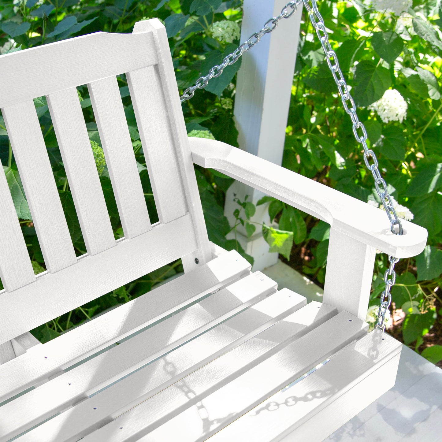 Highwood AD-PORL1-WHE Lehigh Porch Swing, 5 Feet, White