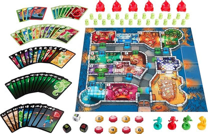 Mattel Games Ghost Fightin’ Treasure Hunters Anniversary Edition Board Game Cooperative Family Game with Two Ways to Play Including a One vs. All Mode for 2-5 Players