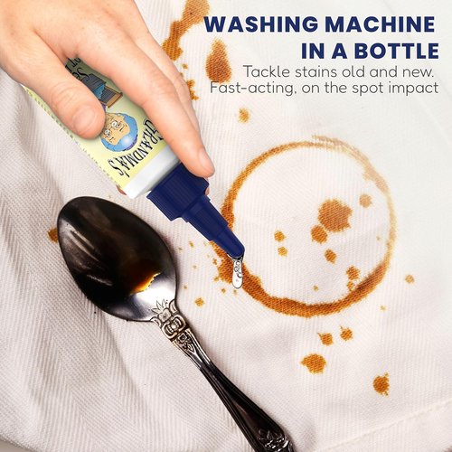Grandma's Secret Spot Remover Laundry Spray - Toxin-Free Fabric Stain Remover for Oil, Paint, Blood & Pet Stains - 16 oz & 2 oz DuoPack