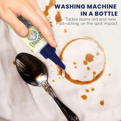 Grandma's Secret Spot Remover Laundry Spray - Toxin-Free Fabric Stain Remover for Oil, Paint, Blood & Pet Stains - 16 oz & 2 oz DuoPack