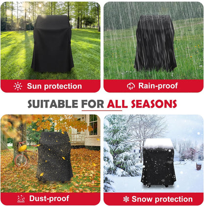 Weber 30-Inch Grill Cover - Heavy Duty 600D Waterproof & Weather Resistant | Fits 210 Series Gas Grills