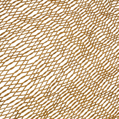 NOVICA Metallic Copper Brown Hand Woven Nylon Mayan 1 Person Rope Hammock, 'Glowing Copper' (Single)