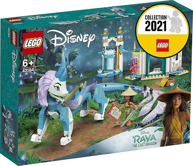 LEGO 43184 Disney Princess Raya and Sisu Dragon Toy from Disney?s Raya and the Last Dragon Movie For Kids 6 + Years Old