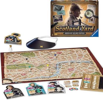 Ravensburger Scotland Yard Sherlock Holmes Edition - Strategy Game for Ages 8+ | Engaging Brain Teaser | Ideal for Family Game Night Award-Winning Game