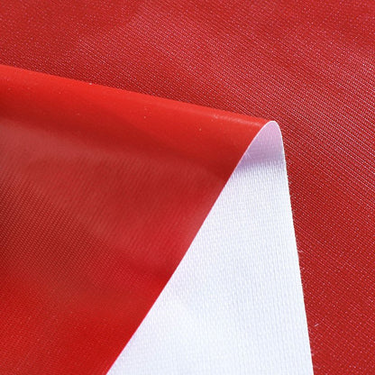 sancua 100% Waterproof Round PVC Tablecloth - 54 Inch - Oil Proof Spill Proof Vinyl Table Cloth, Wipe Clean Table Cover for Dining Tables, Buffet Parties and Camping, Red