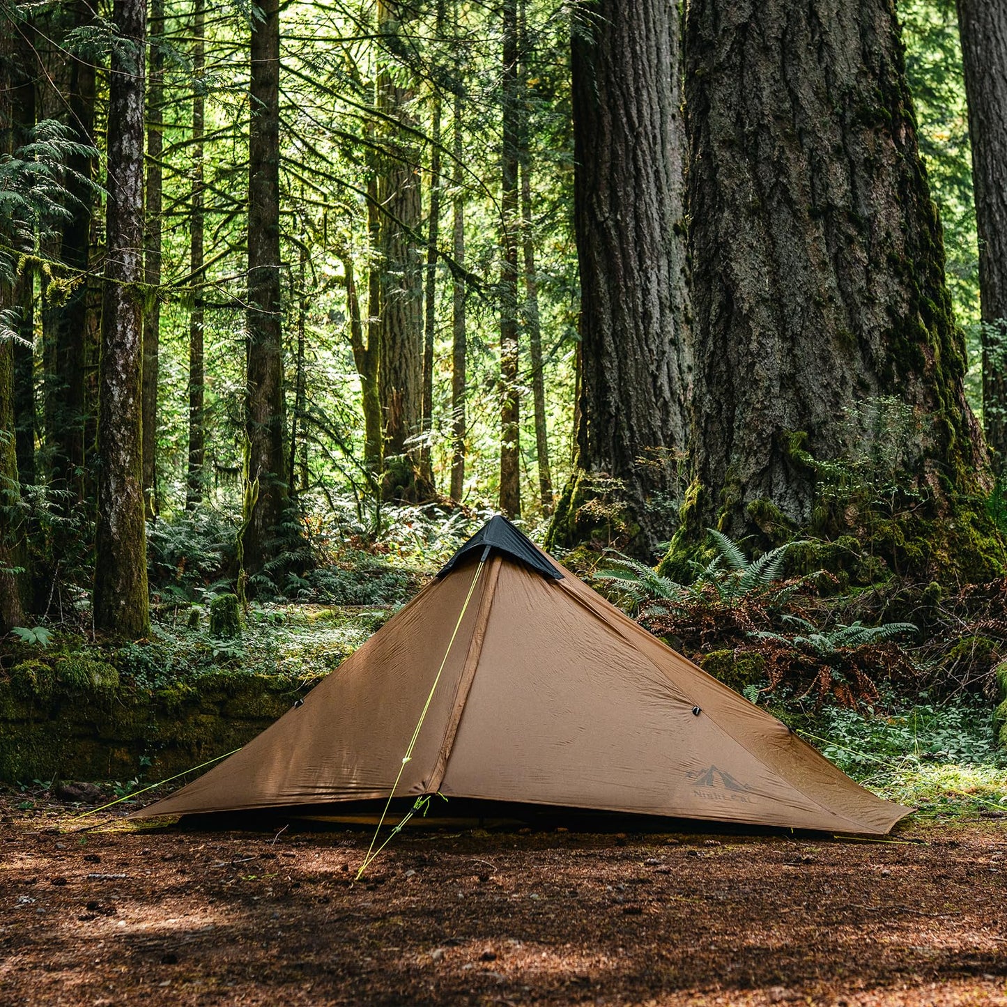 Night Cat Ultralight Tent 1 Person for Professional Backpacker Hiker 2 LBS Only Lanshan Backpacking Bivvy Ground Tent Heavy Rain Waterproof Trekking Pole Not Included