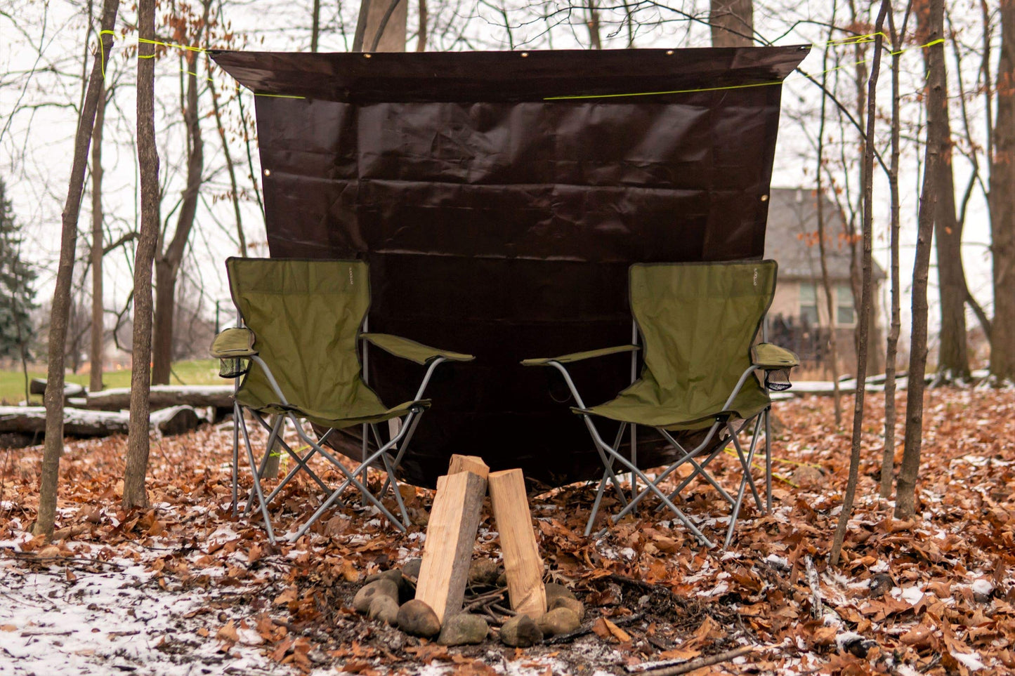 WHITEDUCK Super Heavy Duty Poly Tarp Cover 16 Mil & 10 Mil with Grommets and Reinforced Edges (Brown, White & Silver Black) (Brown- 16 Mil, 30' x 30')