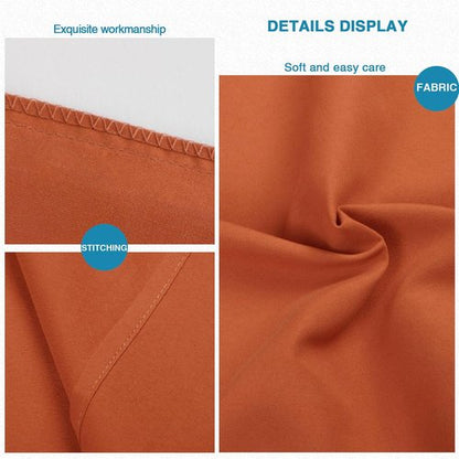 FLXXIE King Pillow Cases - Soft Microfiber Covers with Envelope Closure | Wrinkle & Stain Resistant, 20x36, Burnt Orange