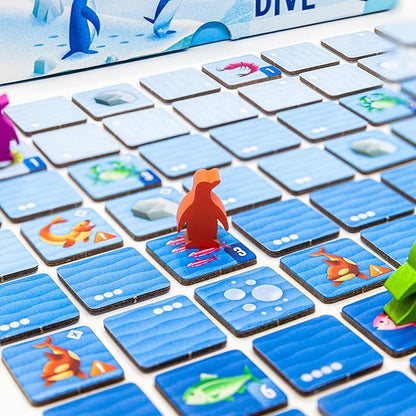 AEG &amp Flatout Games | Deep Dive - A Push Your Luck Game for the Whole Family | From the Creators of Point Salad | Easy to Learn | Quick to Play | Adorable Penguin Meeples | Ages 10+ | 1-6 Players