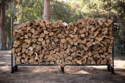 Champion Power Equipment 201164 96-Inch Firewood Heavy Duty Wood Log Rack, Weather Resistant Cover Included