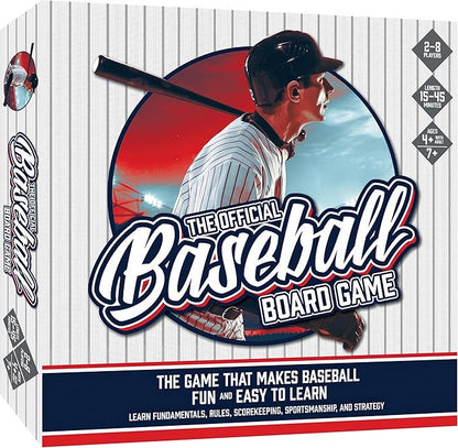 MasterPieces Baseball Dice Board Game - Realistic Gameplay Family Fun for Adults &amp Kids 2-8 Players Ages 6+