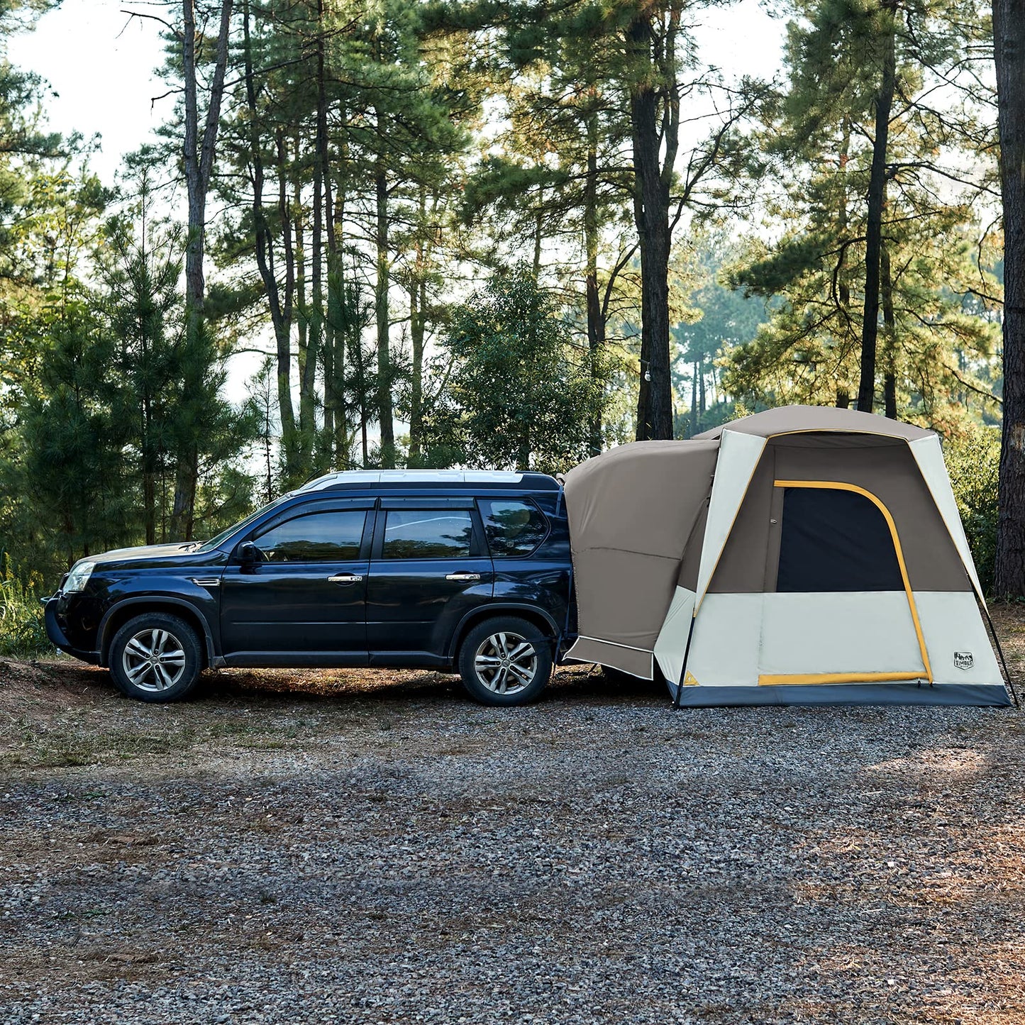 Timber Ridge 5 Person Truck-Bed-Tents SUV Camping Tent with Rainfly & Storage Bag 10' W X 8' L X 7.1' H Khaki