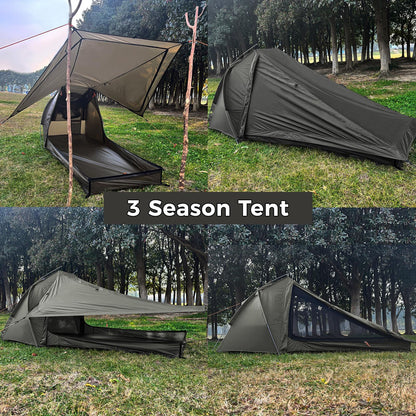 Onewind Ultralight One Person Tent and Ground Backpack Rain Cover,