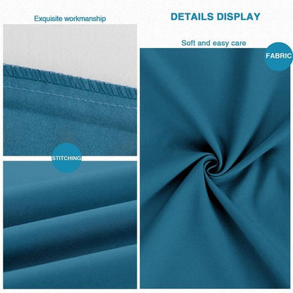 FLXXIE King Pillow Cases - Soft Microfiber Covers with Envelope Closure | Wrinkle & Stain Resistant, 20x36, Teal